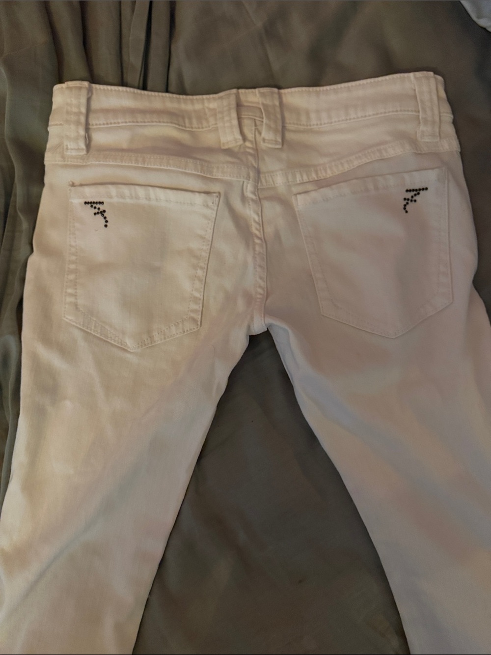 Frankie B. Flare Bellbottom Jeans F Studded Pockets - RARE - Picture 6 of 6
